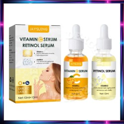 Kit 2 Serums Faciales Vitamina C y Retinol